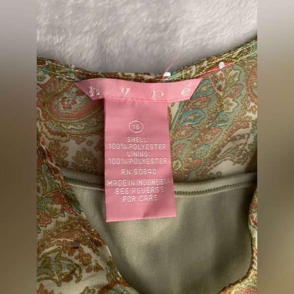 Hype Paisley Dress new with tag girls size 16 - Picture 3 of 9